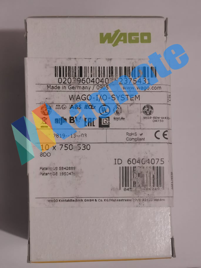 Wago 8DO,  PN: 750-530