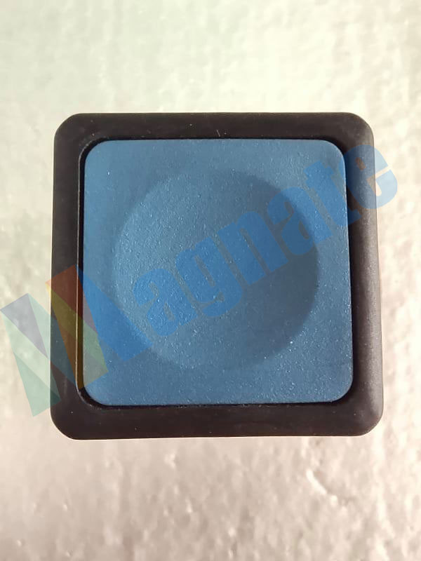 GE Pushbutton Blue Cap Square Plastic P9SPNLG
