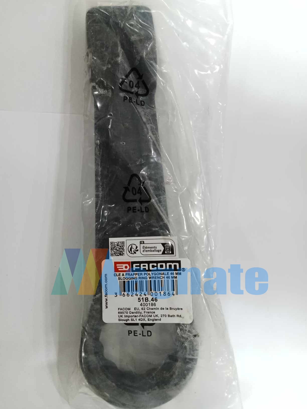 Brand: Facom 46mm Metric impact slogging ring spanner SKU: 51B.46
