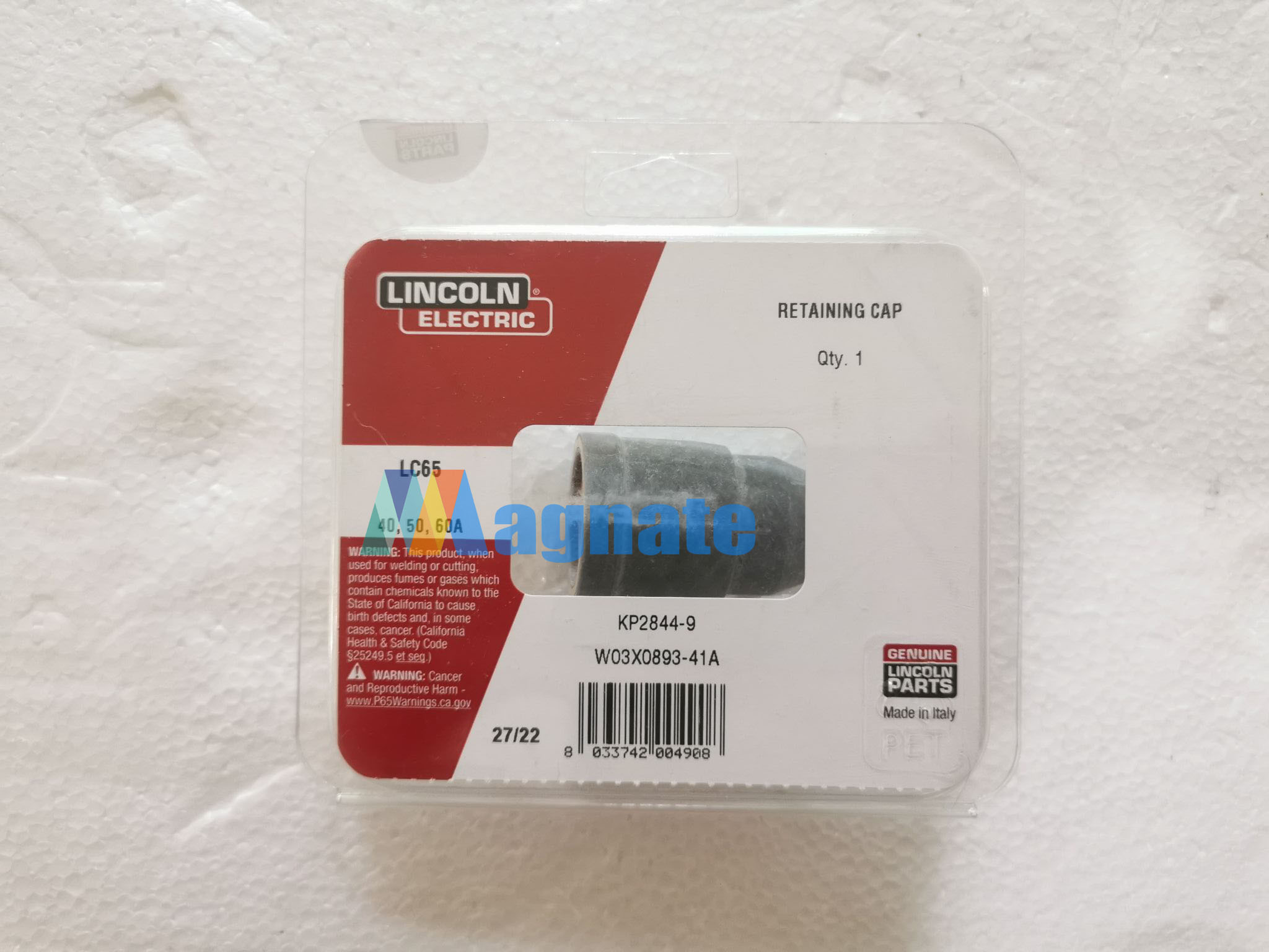 Lincoln Electric Retaining Cap PN: KP2844-9