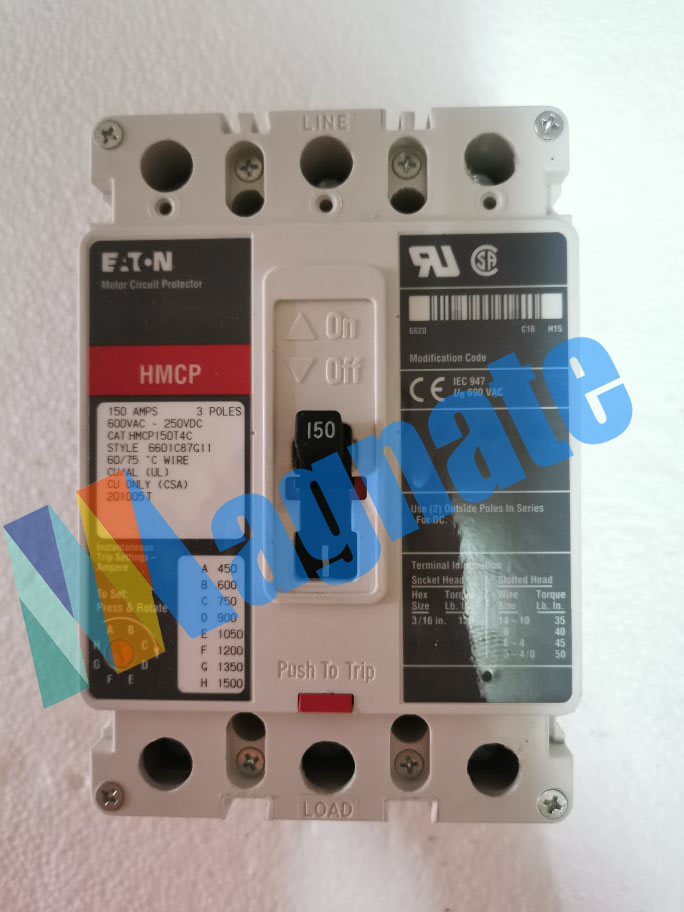  Eaton Motor Circuit Protector PN: HMCP150T4C